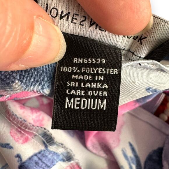 Jones New York Satin Empire Waist Fairy Floral Y2K Maxi Slip Dress Womens Size M - Picture 12 of 13